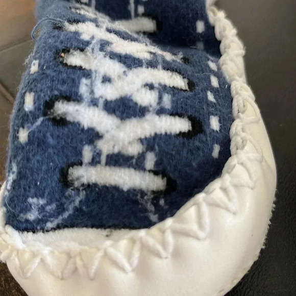 Mocc Ons Moccasin Blue Tennis Shoe Size 12-18 months - Picture 3 of 3